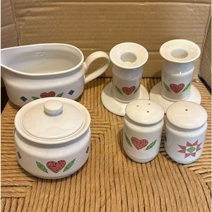 Corelle Accessories Heart Pattern